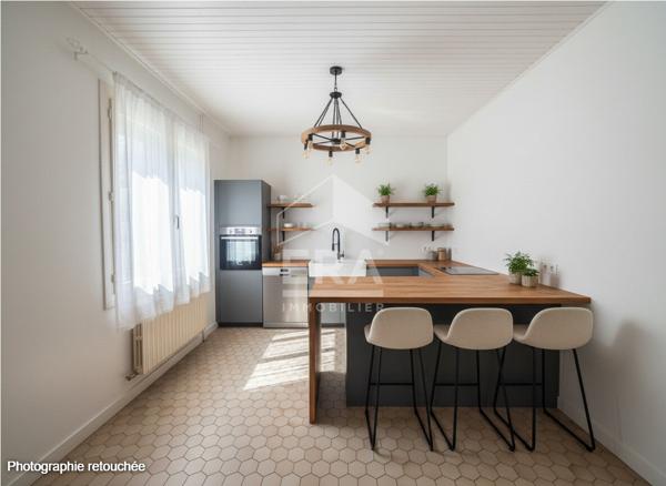 A Magné, belle maison familiale de 133 m² sur terrain clos et arboré