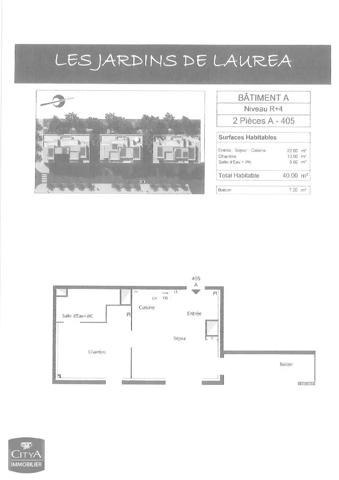 Appartement à vendre 2 pièces 40m² Lormont (33310)