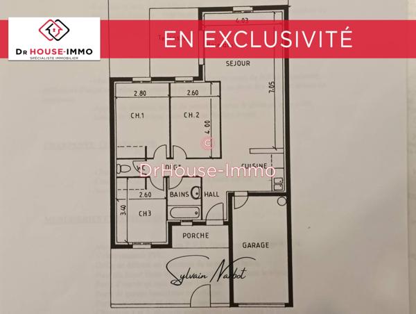 Maison à vendre 4 pièces de 91 m²