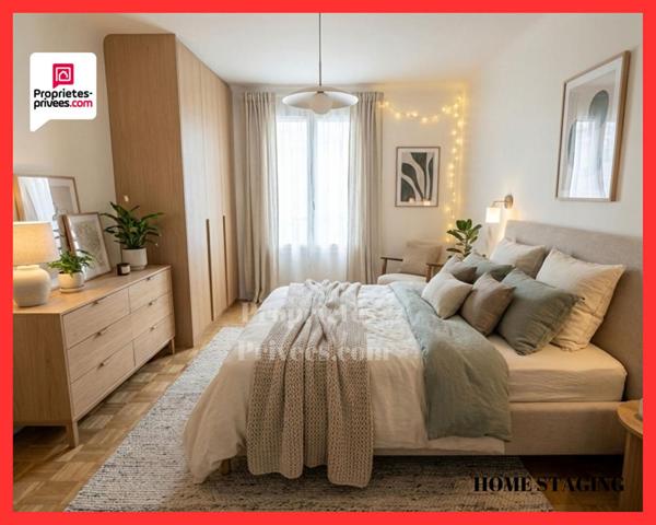 93140 BONDY - Appartement 3 pieces 76.66 m² - 2 Chambres - Garage - Cave