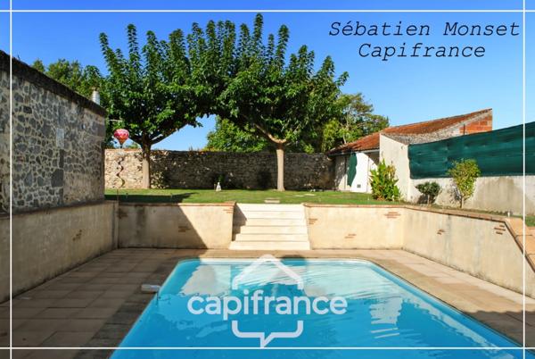 ✨ EXCEPTIONNEL – Maison de charme avec piscine au cœur de Barbaste ✨
