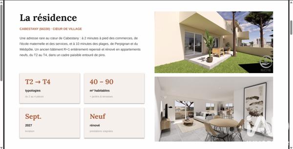 Appartement à vendre 4 pièces 90 m² Cabestany