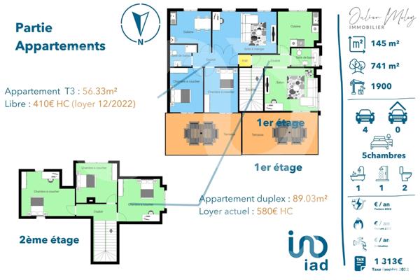 Immeuble à vendre 334 m² Éloie