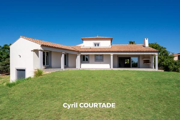 Villeneuve-Lès-Maguelone – Maison avec vue Exceptionnelle de 200 M² – Terrain 1 935 M² – Sous-Sol 110 M²