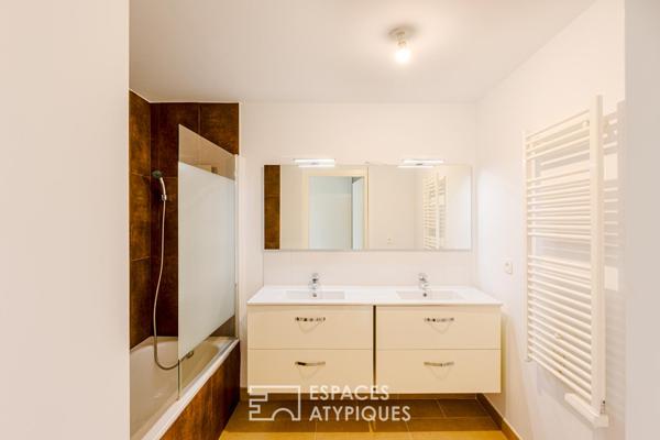 Triplex singulier avec jardin confidentiel à Pontoise