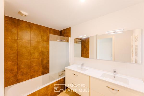 Triplex singulier avec jardin confidentiel à Pontoise