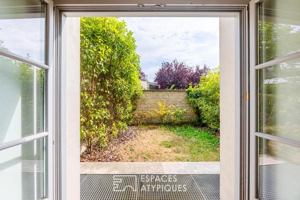 Triplex singulier avec jardin confidentiel à Pontoise