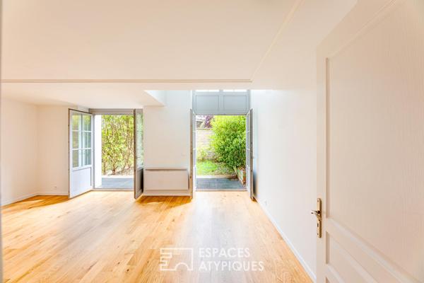 Triplex singulier avec jardin confidentiel à Pontoise