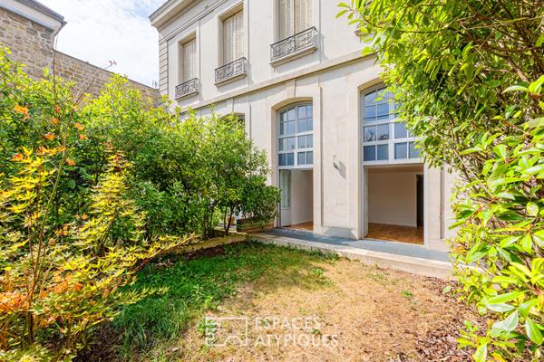 Triplex singulier avec jardin confidentiel à Pontoise