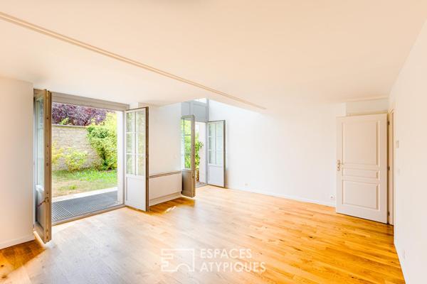 Triplex singulier avec jardin confidentiel à Pontoise