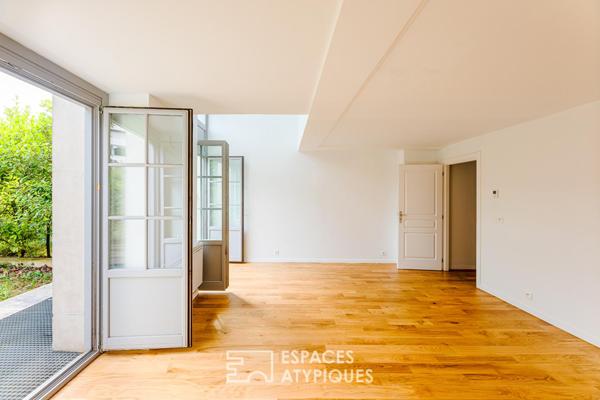 Triplex singulier avec jardin confidentiel à Pontoise