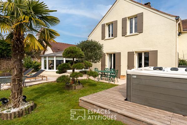 Charmante maison de ville avec jardin au coeur de Cernay-la-Ville