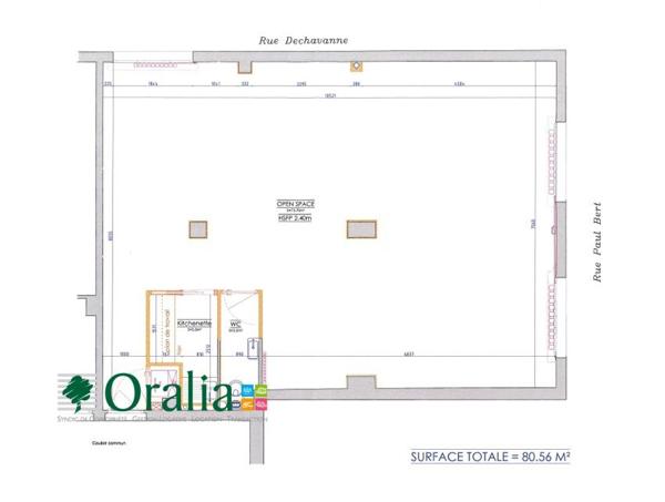 Local commercial · Location Villefranche Sur Saone (69400) 79m²
