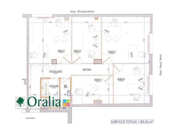 Local commercial · Location Villefranche Sur Saone (69400) 79m²