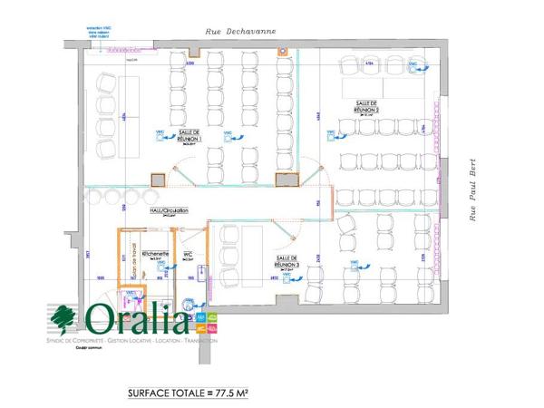 Local commercial · Location Villefranche Sur Saone (69400) 79m²