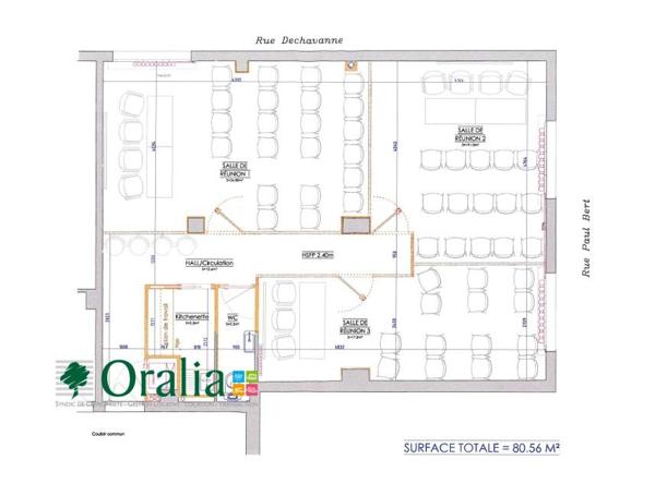 Local commercial · Location Villefranche Sur Saone (69400) 79m²
