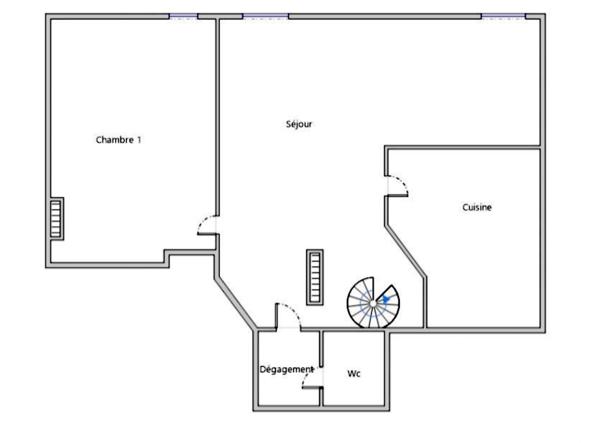 Appartement à vendre 3 pièces 56 m² Rueil-Malmaison