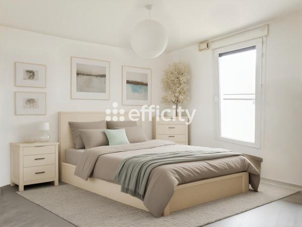 Appartement 2 pièces - 44 m² Exclusivité efficity