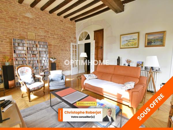 Superbe appartement d'exception avec place de parking au coeur du quartier historique de Chalon sur Saône