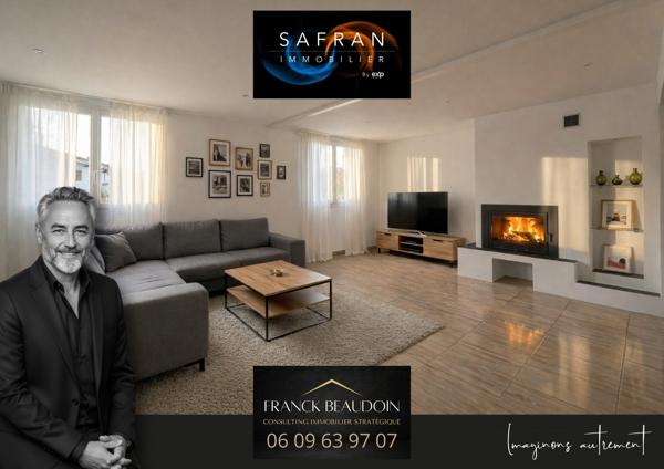 Maison individuelle avec double logement – Terrasses, stationnements et emplacement stratégique