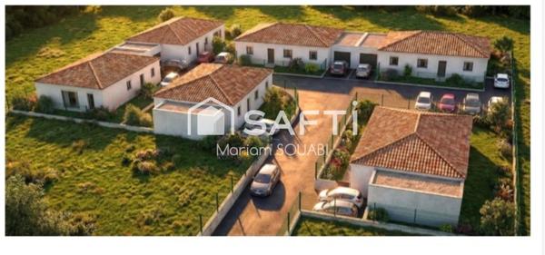 Villa 116 m2, parcelle 361m2 EN VEFA