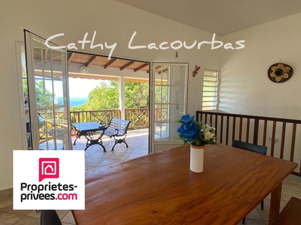 Propriété vue mer dans un parc de 4000M² - Bouillante