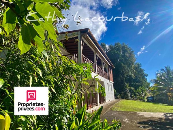 Propriété vue mer dans un parc de 4000M² - Bouillante