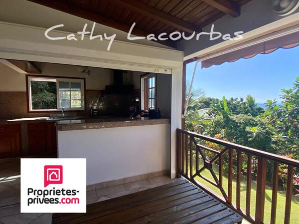 Propriété vue mer dans un parc de 4000M² - Bouillante