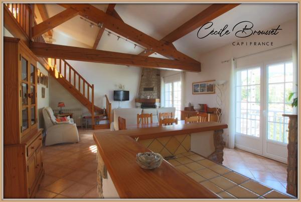 SAINT-LAURENT-DE-CERDANS 66260 – MAISON DE QUALITÉ 80 m2 AVEC GRAND GARAGE ET TERRASSE.