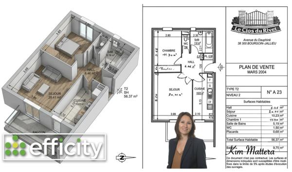 Appartement
         2 pièces
        - 57 m² 139 000 € *