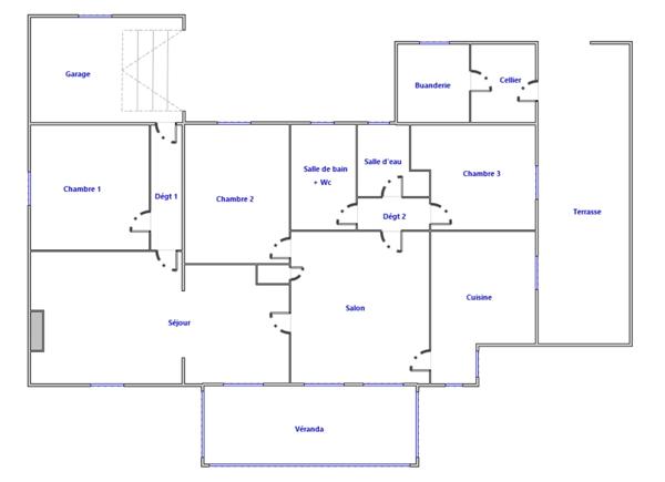 Graulhet (81300) Maison atypique à rafraichir avec terrain constructible