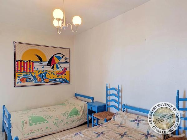 Appartement T3 à vendre  3 pièces - 58,80 m 2   LE BARCARES  - 66
