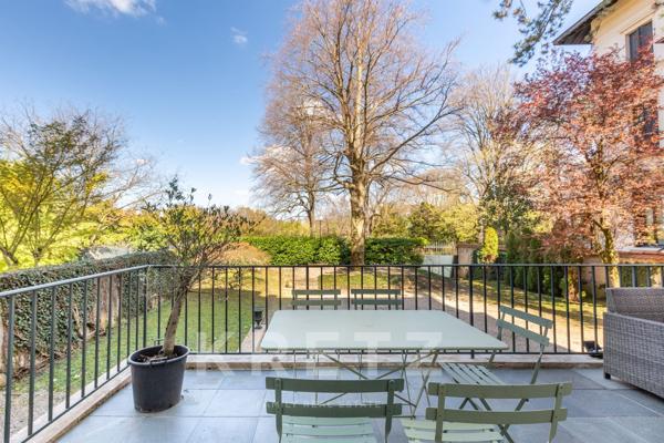 LYON 6ᵉ – PARC TÊTE D'OR | APPARTEMENT de 206 m2 - JARDIN PRIVATIF - GARAGES