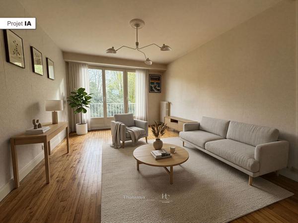 Appartement ZOLA-3 pièces-60m2-2 chambres-Balcon-Cave-Stationnement,  
Nantes 44100