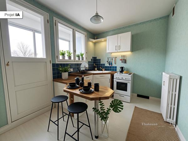 Appartement ZOLA-3 pièces-60m2-2 chambres-Balcon-Cave-Stationnement,  
Nantes 44100