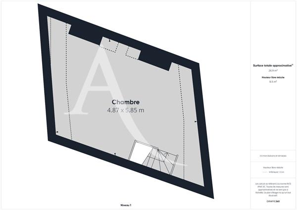 Appartement Lille 2 pièce(s) en Duplex - Quartier Sébastopol