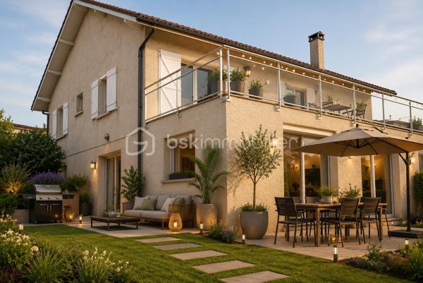 Découvrez cette charmante maison à Miribel, conjuguant espace et confort. Nichée dans un cadre paisible tout en étant proche des commodités urbaines, cette propriété de 135m² vous promet une qualité de vie exceptionnelle.

Cette belle propriété située dans une impasse, a été construite en 1979 avec une vue PANORAMIQUE + un SOUS SOL COMPLET dont un STUDIO sur une parcelle de TERRAIN DE 2 700 m2 

Une grande entrée avec couloir desservant les différents espaces

une cuisine indépendante avec porte-fenêtre donnant un accès direct à une GRANDE TERRASSE

un Salon/Salle à manger avec sa cheminée avec 2 portes-fenêtres donnant sur la terrasse 

3 chambres avec parquet et placard mural

une salle de bain avec fenêtre et placard mural

un WC indépendant

Huisseries Bois : double vitrage , volets bois

Système de chauffage et production d'eau chaude : Chauffage central fioul + cheminée

SOUS SOL sur dalle brute avec fenêtres comprenant un GRAND GARAGE et un STUDIO carrelé (entrée indépendante), avec cuisine ouverte équipée, douche à l'italienne et 3 baies vitrées aluminium avec volets roulants électriques PVC donnant sur le terrain, idéal pour un ADO ou pour LOUER

N'hésitez pas à me contacter pour la VISITER !

Les informations sur les risques auxquels ce bien est exposé sont disponibles sur le site Géorisques: