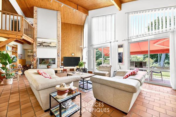 Élégante maison d’architecte au coeur d’un écrin naturel
