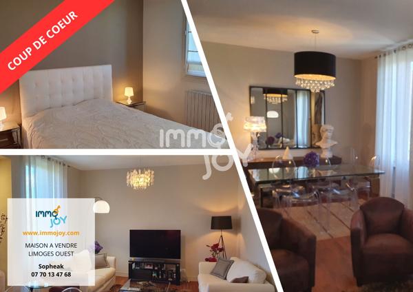 Charmante maison de ville T5 sur sous-sol complet secteur ouest LIMOGES