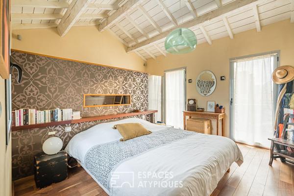 Maison familiale d’architecte avec piscine