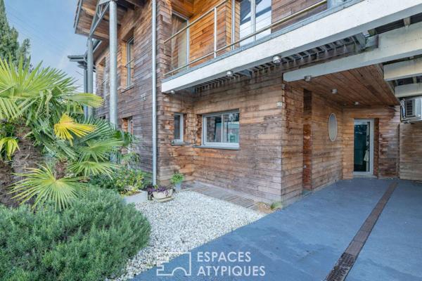 Maison familiale d’architecte avec piscine