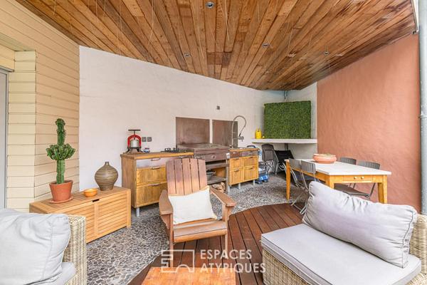 Maison familiale d’architecte avec piscine