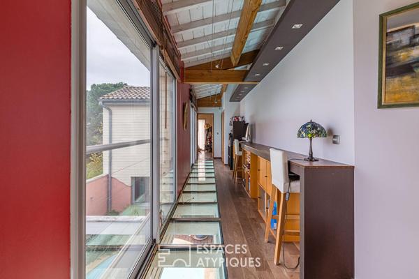 Maison familiale d’architecte avec piscine