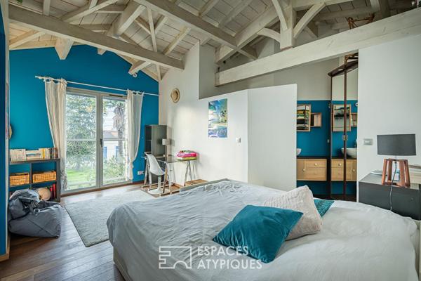 Maison familiale d’architecte avec piscine