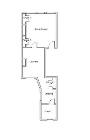 APPARTEMENT T2 bis 40M² A VENDRE - LILLE 40 m 2 | 125 000 €