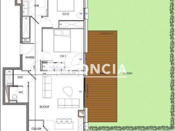 À vendre Appartement 3 pièces 64.68 m² - Toulouse 31400