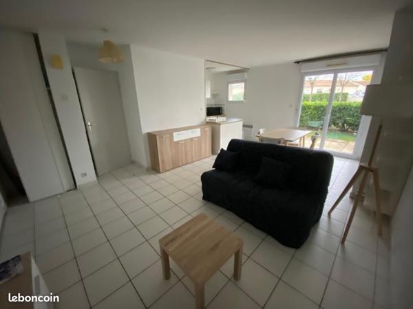 Location Appartement T2 bis meublé avec jardin et parking