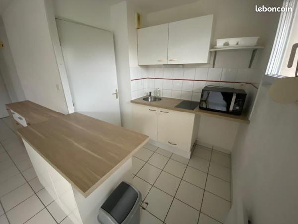 Location Appartement T2 bis meublé avec jardin et parking