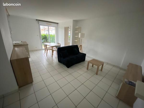 Location Appartement T2 bis meublé avec jardin et parking