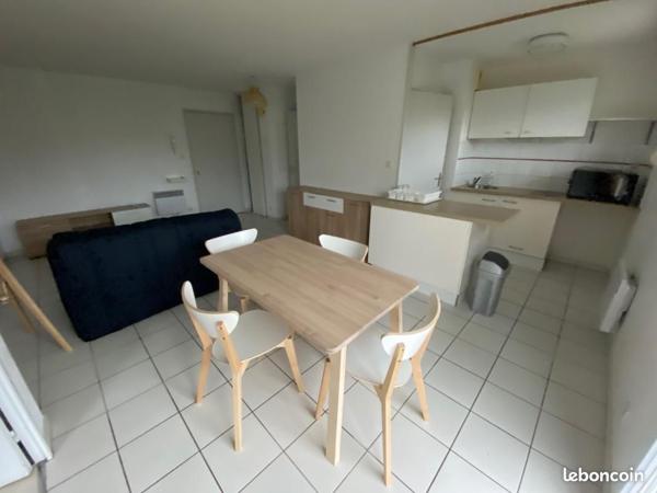 Location Appartement T2 bis meublé avec jardin et parking